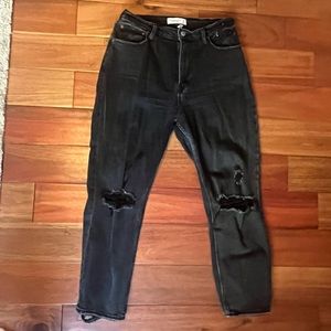Abercrombie Curve Love Ankle Straight Jean